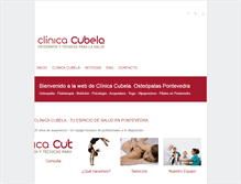 Tablet Screenshot of clinicacubela.com